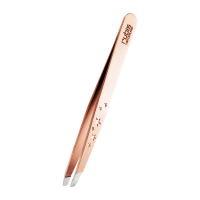 PINCE À ÉPILER ÉTOILE EN BIAIS - ROSE GOLD