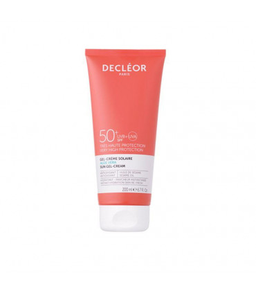 GEL CRÈME SOLAIRE SPF50+ ALOE VERA - 200ML