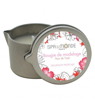 BOUGIE DE MODELAGE FLEUR DE TIARÉ - 35G