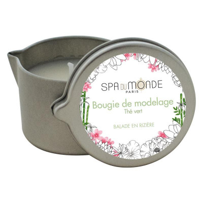 BOUGIE DE MODELAGE THÉ VERT - 35G