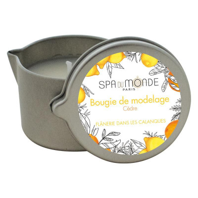 BOUGIE DE MODELAGE CÈDRE - 35G
