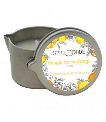 BOUGIE DE MODELAGE CÈDRE - 35G